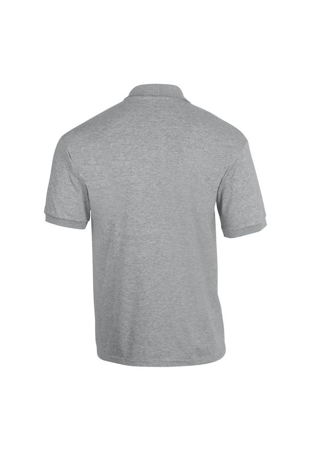 GILDAN - Koszulka Polo Dla Dorosłych Unisex Dryblend Jersey. Typ kołnierza: polo. Kolor: szary. Materiał: jersey