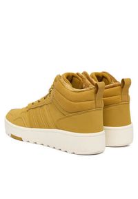 Adidas - adidas Sneakersy Hoops 4.0 Mid JQ5365 Żółty. Kolor: żółty. Materiał: skóra #5