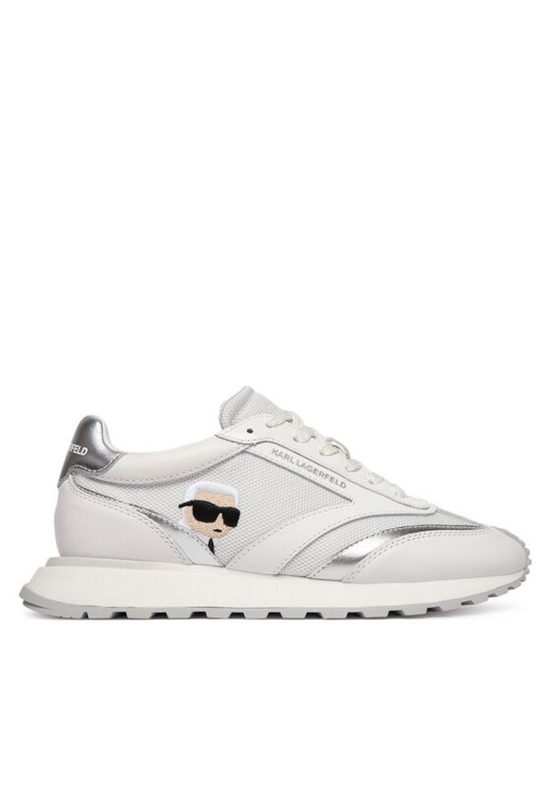 Karl Lagerfeld - KARL LAGERFELD Sneakersy Kairo KL61130N Biały. Kolor: biały. Materiał: skóra