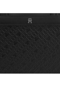 TOMMY HILFIGER - Tommy Hilfiger Torba na laptopa Th Monogram Pu Computer Bag AM0AM11525 Czarny. Kolor: czarny