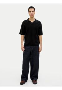 Jack & Jones Sweter Varenna 12272578 Czarny Relaxed Fit. Kolor: czarny. Materiał: bawełna #6