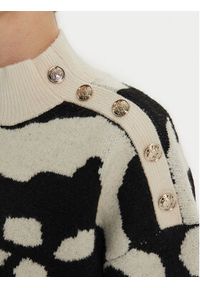 Morgan Sweter 242-MFELIX Beżowy Regular Fit. Kolor: beżowy. Materiał: syntetyk #5