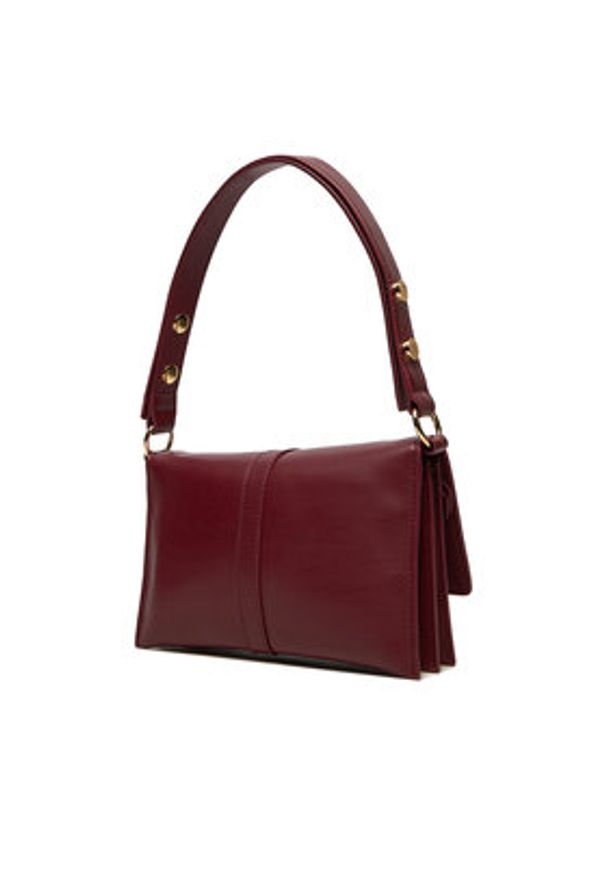 TOMMY HILFIGER - Tommy Hilfiger Torebka AW0AW16893 Bordowy. Kolor: czerwony. Materiał: skórzane