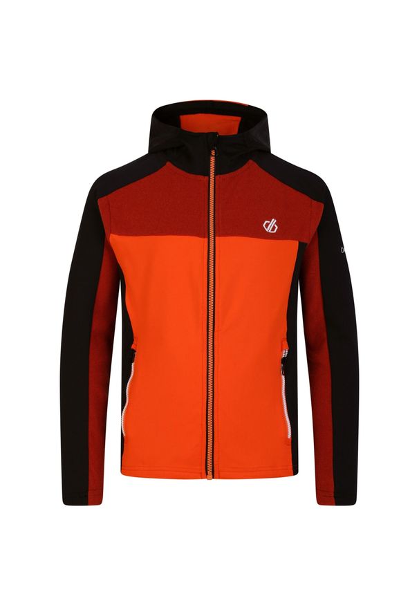 DARE 2B - Dziecięca Bluza Z Kapturem Thriving. Typ kołnierza: kaptur. Kolor: czerwony, wielokolorowy, czarny