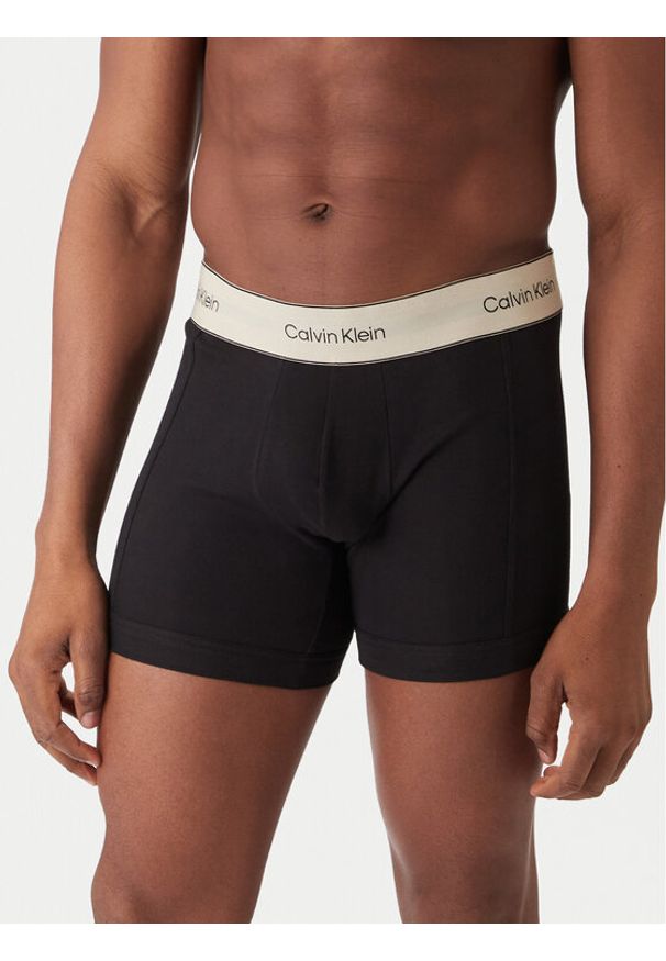 Calvin Klein Underwear Komplet 3 par bokserek LV00NB4447 Czarny. Kolor: czarny. Materiał: bawełna