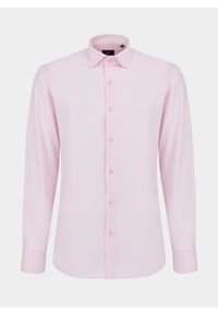Pako Lorente - PAKO LORENTE – Gładka elegancka koszula męska w kolorze różowym. Typ kołnierza: kołnierzyk klasyczny. Kolor: różowy. Materiał: bawełna. Długość rękawa: długi rękaw. Długość: długie. Wzór: gładki. Styl: elegancki #6