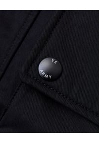 YVES SALOMON PARIS - Czarna kurtka dwustronna. Okazja: na co dzień. Kolor: czarny. Materiał: materiał. Długość rękawa: długi rękaw. Długość: długie. Wzór: aplikacja. Styl: klasyczny, casual, elegancki #5