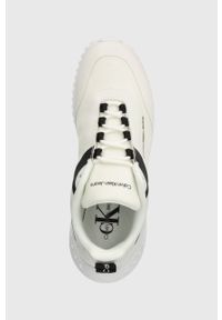 Calvin Klein Jeans sneakersy EVA RUNNER LACEUP MESH WN kolor biały YW0YW01215. Nosek buta: okrągły. Zapięcie: sznurówki. Kolor: biały. Materiał: mesh #2