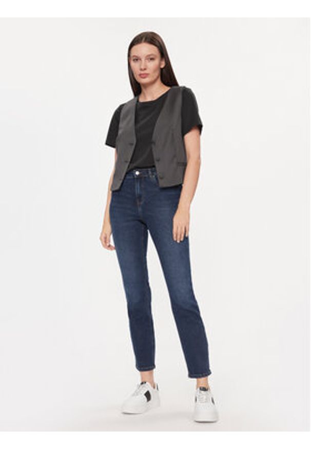 only - ONLY Jeansy 15309889 Granatowy Slim Fit. Kolor: niebieski
