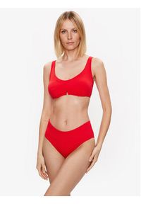 Triumph Dół od bikini Flex Smart Summer 10214745 Czerwony. Kolor: czerwony. Materiał: syntetyk