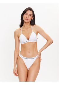 TOMMY HILFIGER - Tommy Hilfiger Dół od bikini UW0UW04135 Biały. Kolor: biały. Materiał: syntetyk #2