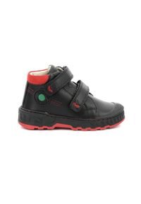 Kickers - Buty miejskie dziecięce KICKERS KICKJUMPO. Kolor: czarny, niebieski. Sport: turystyka piesza