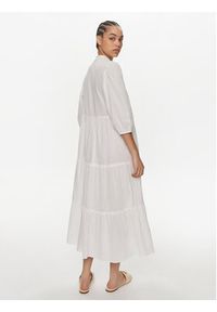 LOLA CASADEMUNT Sukienka letnia LS2416035 Biały Relaxed Fit. Kolor: biały. Materiał: bawełna. Sezon: lato #3