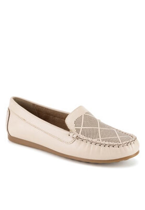 Lasocki Mokasyny GRD-D520-05 Beżowy. Kolor: beżowy. Materiał: skóra