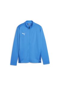 Dziecięca bluza dresowa Puma TeamGoal. Kolor: niebieski. Materiał: dresówka. Sport: piłka nożna #1