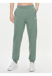 Puma Dres Loungewear 676089 Zielony Relaxed Fit. Kolor: zielony. Materiał: bawełna, dresówka #3