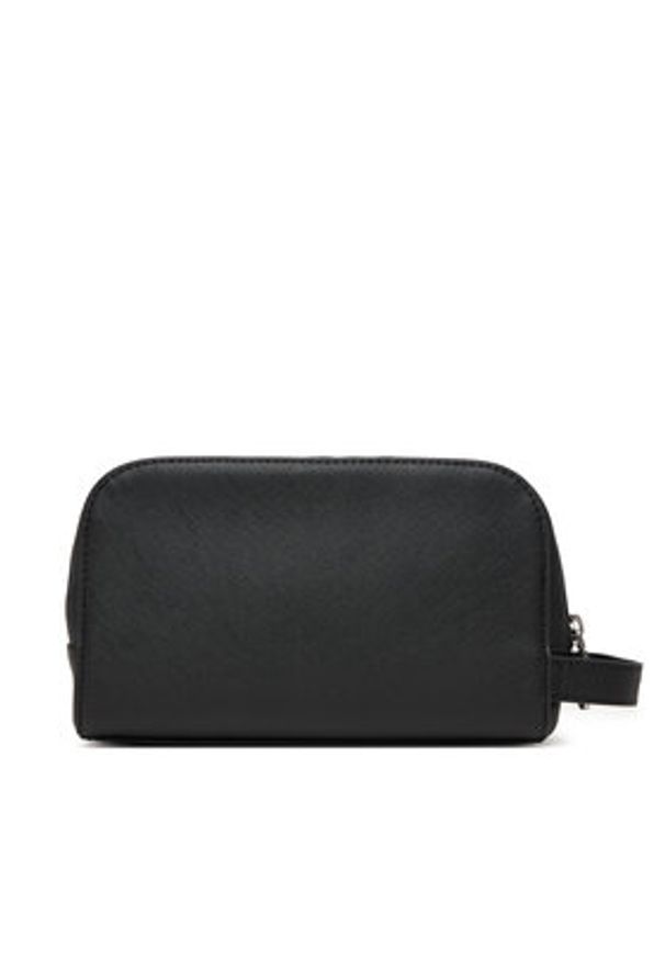 Guess Kosmetyczka PMMISA P6161 Czarny. Kolor: czarny. Materiał: skóra