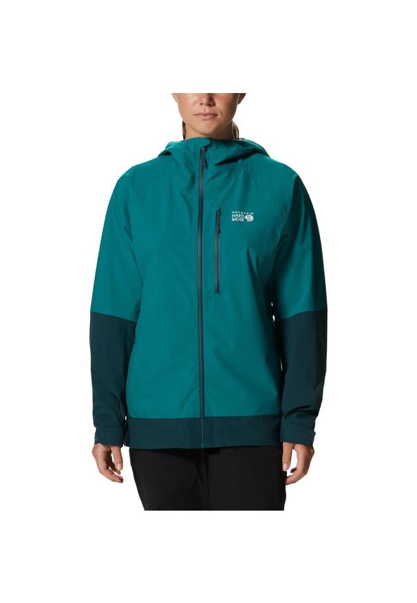 MOUNTAIN HARDWEAR - Kurtka turystyczna damska Mountain Hardwear Stretch Ozonic. Kolor: niebieski. Sezon: zima. Styl: sportowy