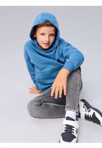 Sinsay - Jeansy relaxed skinny z domieszką wiskozy - szary. Kolor: szary