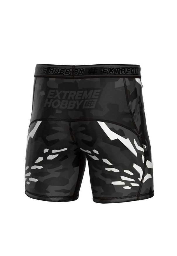 Spodenki Vale Tudo do MMA męskie EXTREME HOBBY BLACK PANTHER. Kolor: biały, czarny, wielokolorowy. Materiał: poliester, elastan