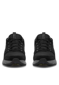 skechers - Skechers Półbuty 216106BKCC Czarny. Kolor: czarny. Materiał: skóra, zamsz #5