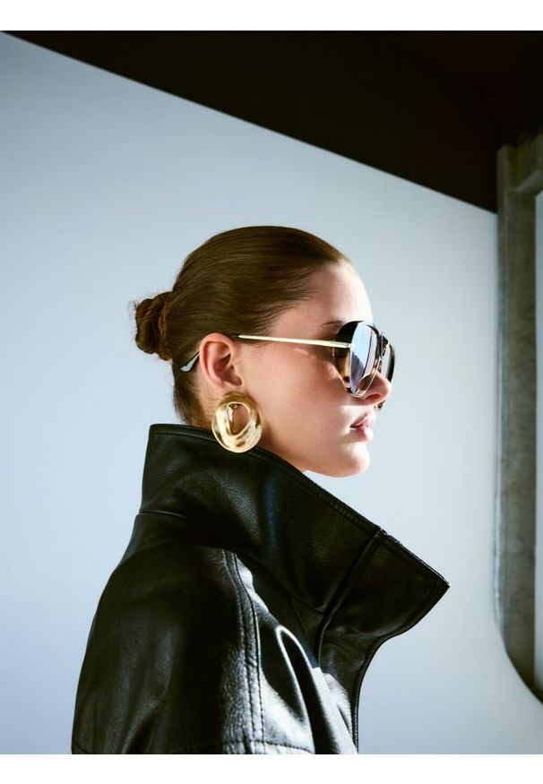 Reserved - Okulary przecwisłoneczne - pomarańczowy. Kolor: pomarańczowy