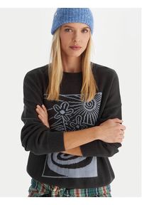 Quiksilver Sweter Barnwell EQWSW03026 Szary Regular Fit. Kolor: szary. Materiał: bawełna #5