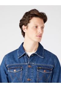 Wrangler - WRANGLER REGULAR JACKET MĘSKA KURTKA JEANSOWA RIVER STONE W443LH53N 112146054. Materiał: jeans #3