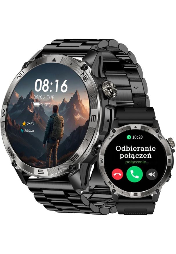 Smartwatch Gravity SMARTWATCH męski GRAVITY ROZMOWY GPS KOMPAS BAROMETR. Rodzaj zegarka: smartwatch