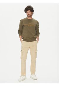 Aeronautica Militare Bluza 251FE2005F459 Khaki Regular Fit. Kolor: brązowy. Materiał: bawełna #3
