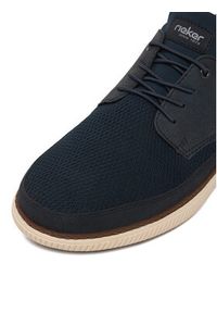 Rieker Półbuty B3354-14 Granatowy. Kolor: niebieski. Materiał: materiał #6