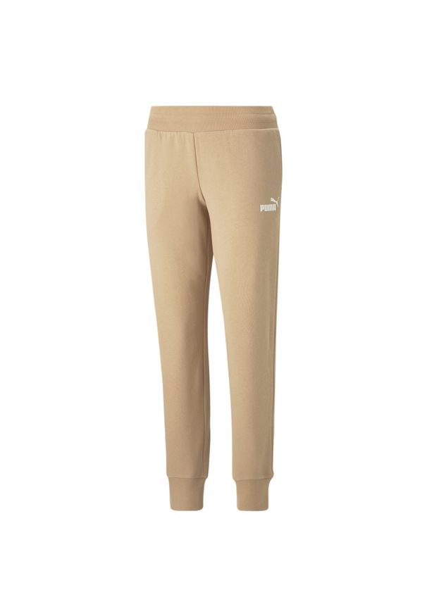 Puma Spodnie Ess 58684189. Kolor: beżowy