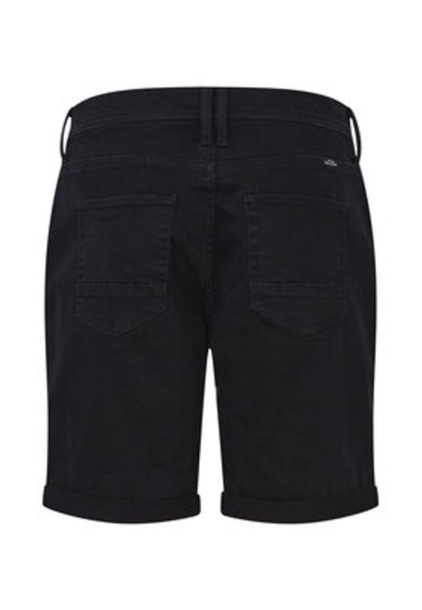 Blend Szorty jeansowe 20713326 Czarny Slim Fit. Kolor: czarny. Materiał: bawełna