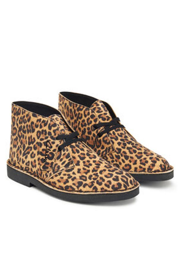 Clarks Botki Desert Bt Evo. 26182927 Brązowy. Kolor: brązowy. Materiał: zamsz, skóra