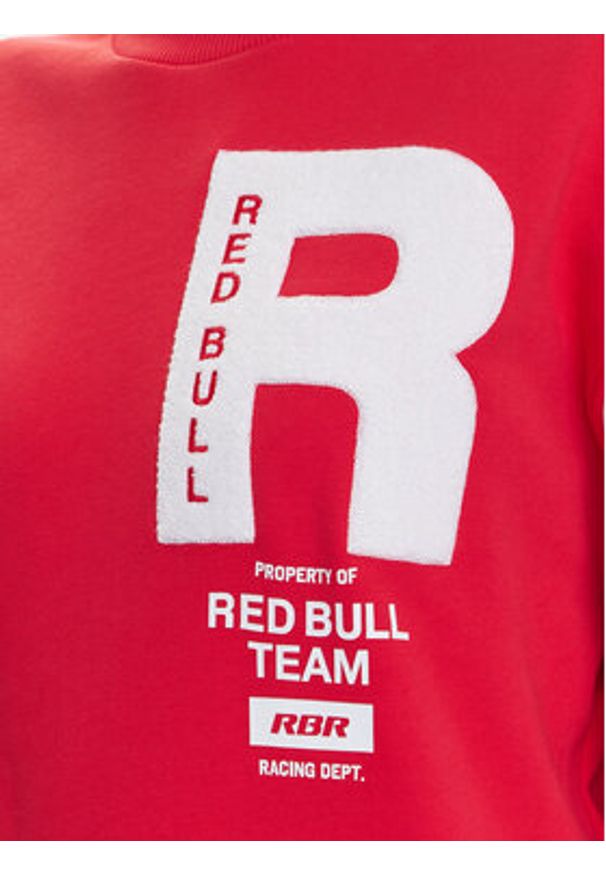 Pepe Jeans Bluza Red Bull Racing Panel Team RL580010 Czerwony Relaxed Fit. Kolor: czerwony. Materiał: bawełna