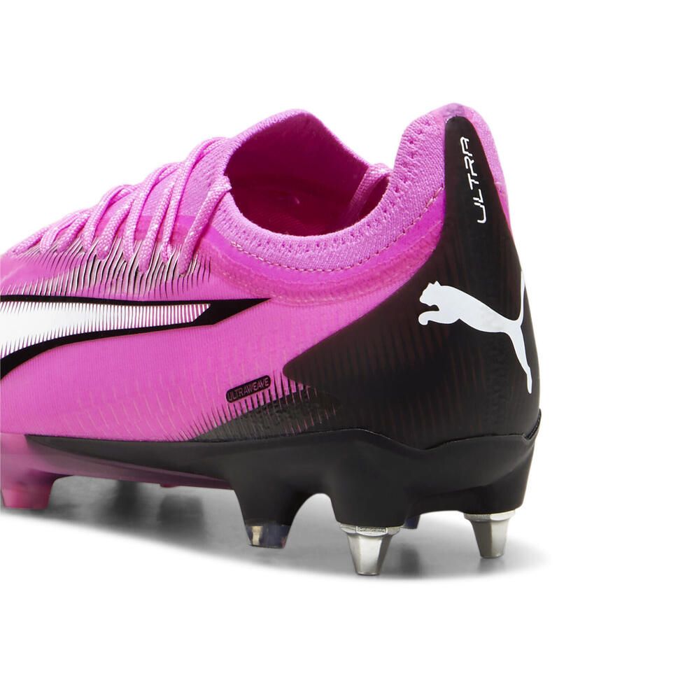 Różowe korki Puma z cholewką 4099686010577 - Korki męskie