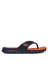 skechers - Skechers Japonki 229267/NVY Granatowy. Kolor: niebieski. Materiał: materiał #5