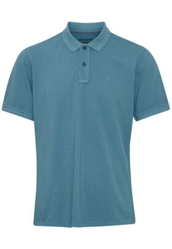 Blend Polo 20715297 Niebieski Regular Fit. Typ kołnierza: polo. Kolor: niebieski. Materiał: bawełna