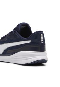 Puma - Buty do biegania Night Runner V3 PUMA Navy White Blue. Kolor: niebieski, wielokolorowy, biały. Sport: fitness