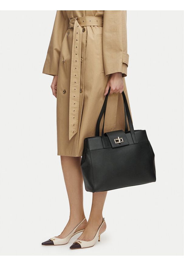 Furla Torebka Amelia L Tote WB01952 BX4546 CN O6000 Czarny. Kolor: czarny. Materiał: skórzane