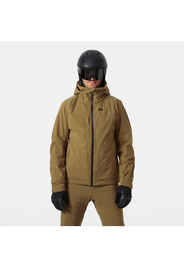 Kurtka narciarska Helly Hansen Atlas Infinity Stretch. Kolor: brązowy, beżowy, wielokolorowy. Sezon: zima. Sport: narciarstwo
