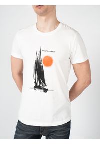 Diesel T-Shirt "T-Iny" | A05152-0ASUB-141 | Mężczyzna | Biały. Okazja: na co dzień. Kolor: biały. Materiał: bawełna. Wzór: nadruk. Styl: elegancki, casual #3