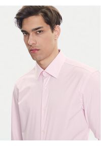 BOSS Koszula H-Hank 50469345 Różowy Slim Fit. Kolor: różowy. Materiał: bawełna #4