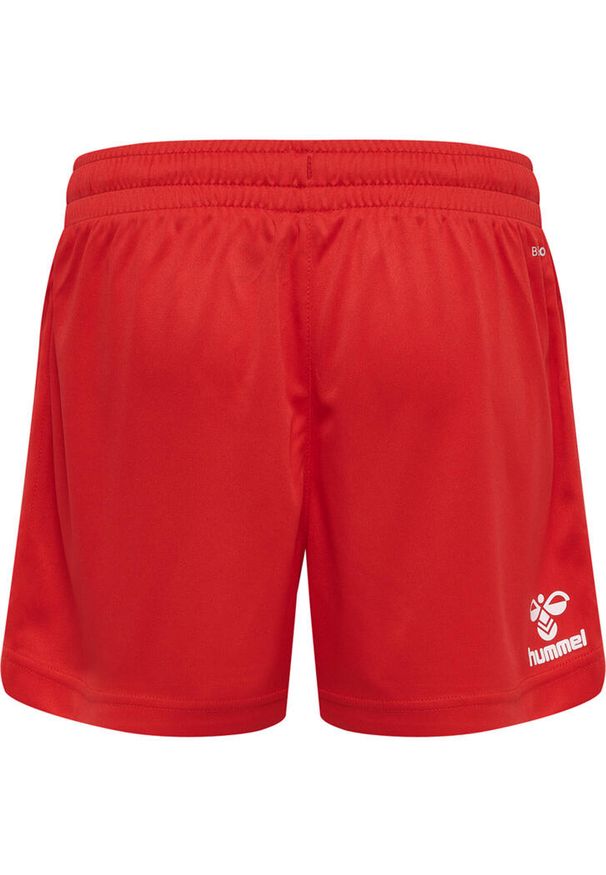 Spodenki piłkarskie dziecięce Hummel Core XK Poly Shorts. Kolor: czerwony, wielokolorowy, różowy. Sport: piłka nożna