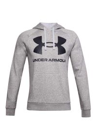 Under Armour - Męska Bluza Polarowa Rival. Kolor: szary. Materiał: polar