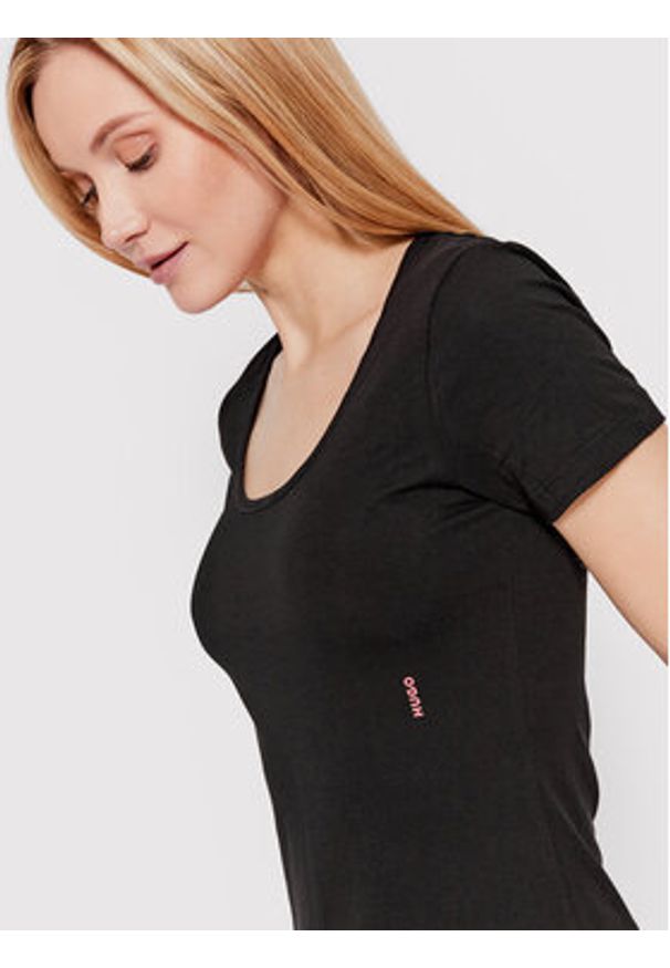 Hugo - HUGO Komplet t-shirtów Twin 50469660 Czarny Regular Fit. Kolor: czarny. Materiał: bawełna