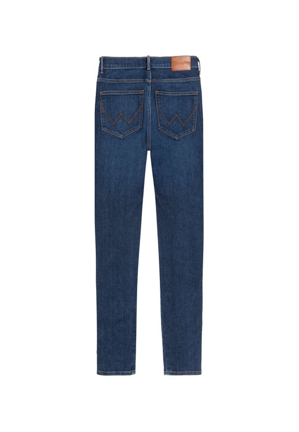Wrangler - WRANGLER HIGH SKINNY DAMSKIE SPODNIE JEANSOWE BROOKS W27HCLT12