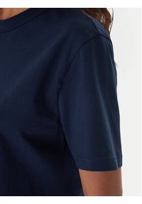 Tommy Jeans T-Shirt Badge DW0DW22202 Granatowy Boxy Fit. Kolor: niebieski. Materiał: bawełna #2