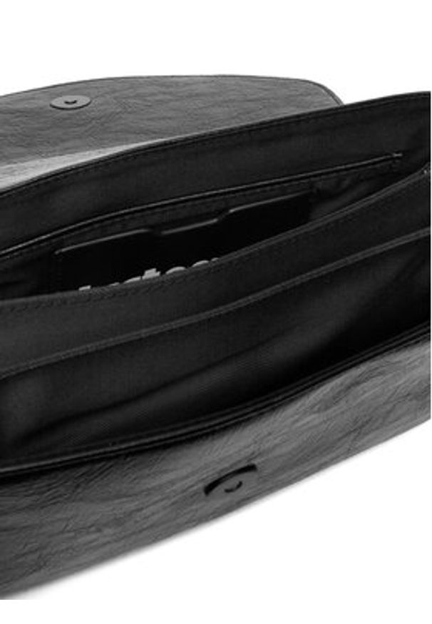 Just Cavalli Torebka 80RA4BC1 ZSD86 Czarny. Kolor: czarny. Materiał: skórzane