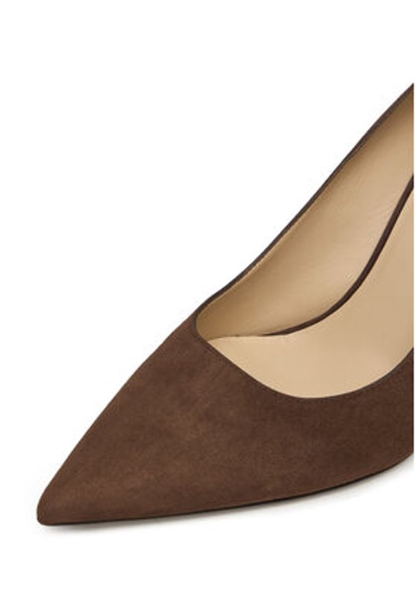 Stuart Weitzman Szpilki Stuart Power 85 SJ948 Brązowy. Kolor: brązowy. Materiał: skóra, zamsz. Obcas: na szpilce